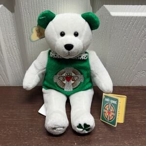 Holy Bears Irish Spirit Toy Plush Celtic St Patty’s Claddaugh Original 2002 NWT